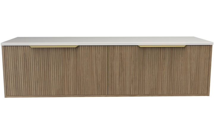 Elwood 1500mm Centre WG Basin Silk Surface AC Top Wall-Hung Vanity