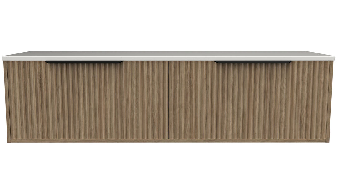 Elwood 1500mm Centre WG Basin Silk Surface AC Top Wall-Hung Vanity