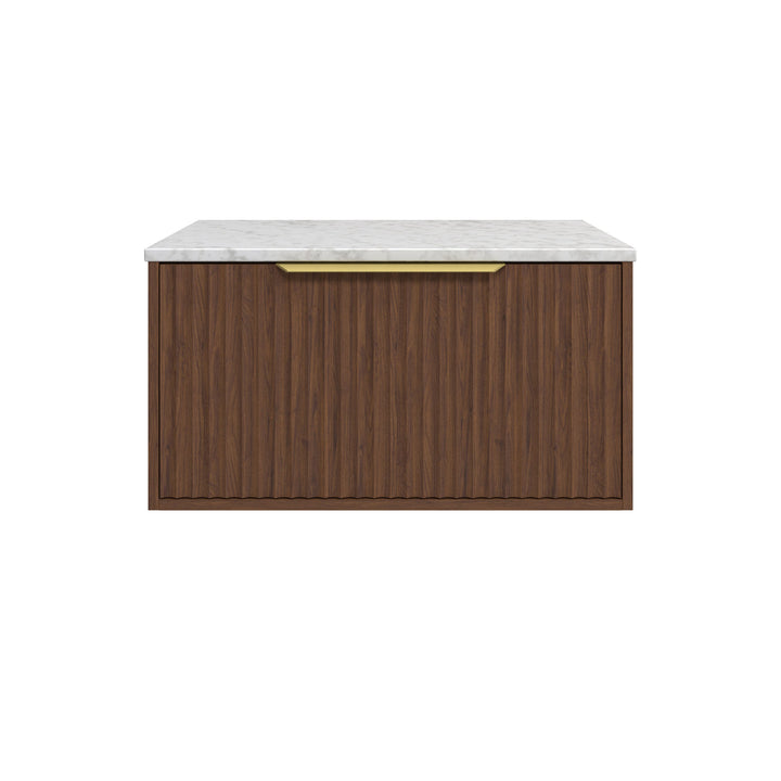 Elwood 750mm Centre WG Basin Silk Surface AC Top Floor-Standing Vanity