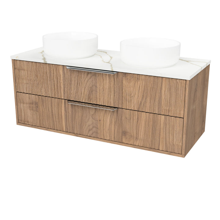 Emmett 1200mm Double Bowl Wall-Hung Cabinet