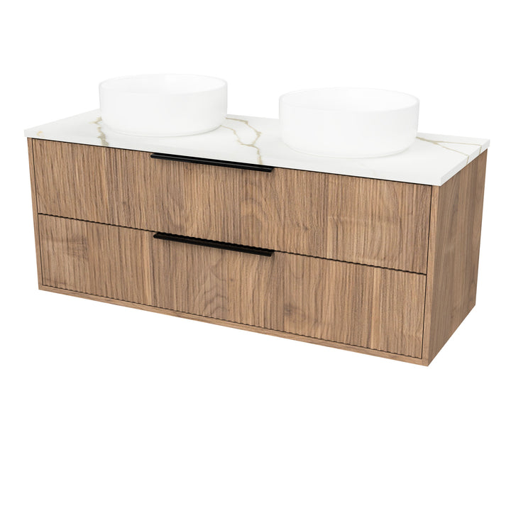 Emmett 1200mm Double Bowl Wall-Hung Cabinet