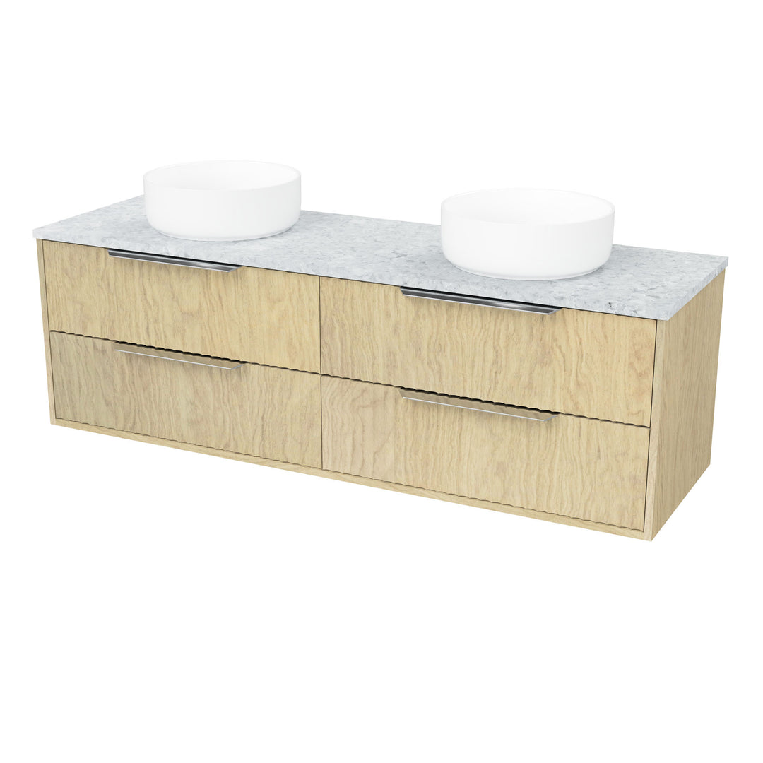 Emmett 1500mm Double Bowl Wall-Hung Cabinet