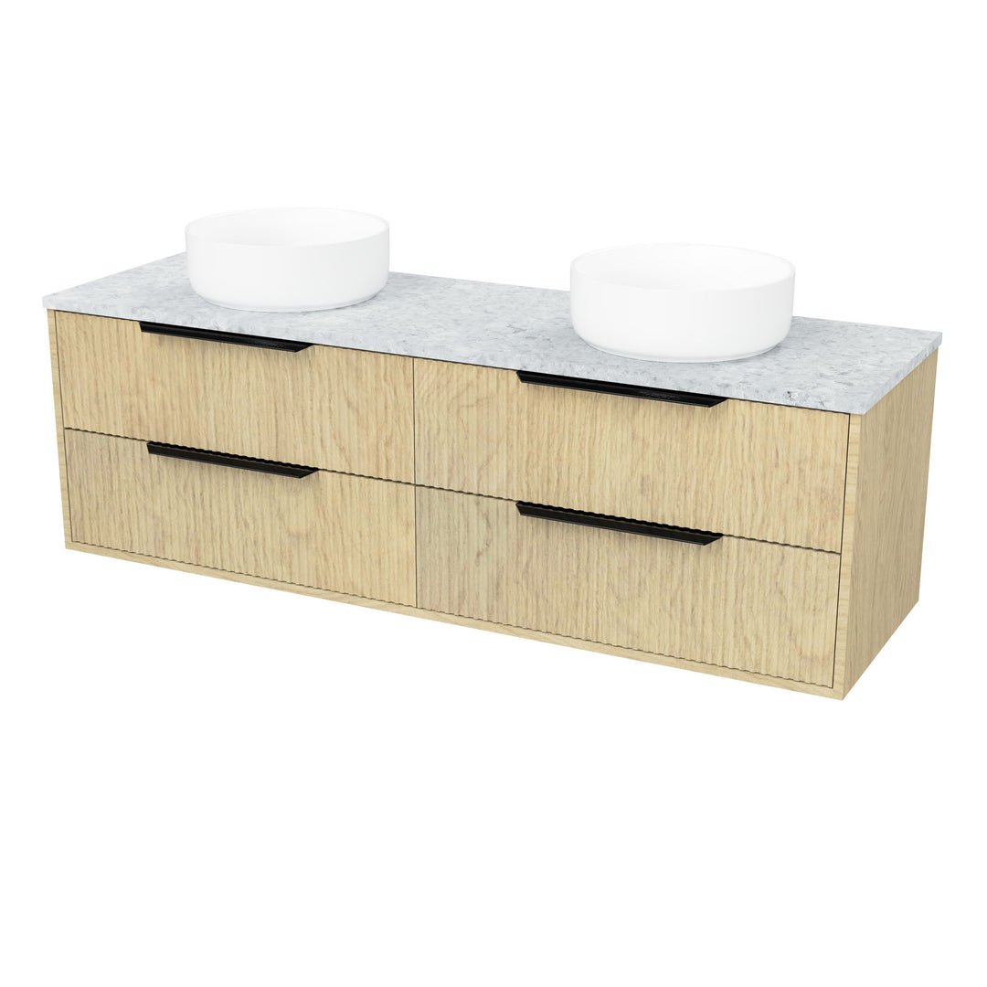 Emmett 1500mm Double Bowl Wall-Hung Cabinet