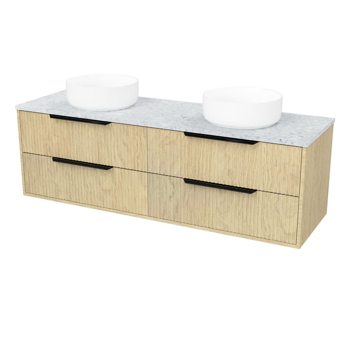 Emmett 1500mm Double Bowl Wall-Hung Cabinet