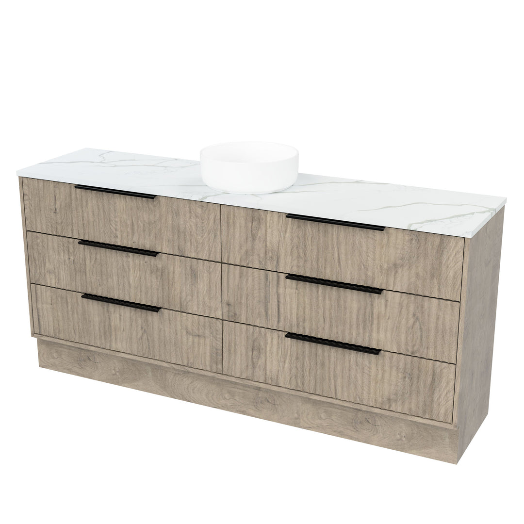 Emmett 1800mm Centre Bowl Floor-Standing Cabinet