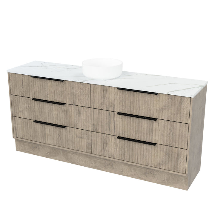 Emmett 1800mm Centre Bowl Floor-Standing Cabinet