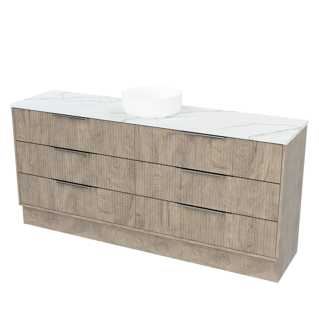 Emmett 1800mm Centre Bowl Floor-Standing Cabinet