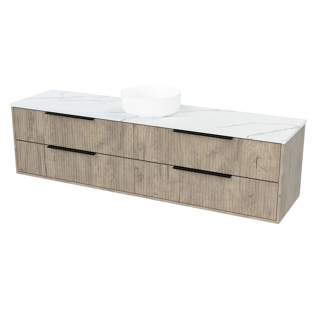 Emmett 1800mm Double Bowl Wall-Hung Cabinet
