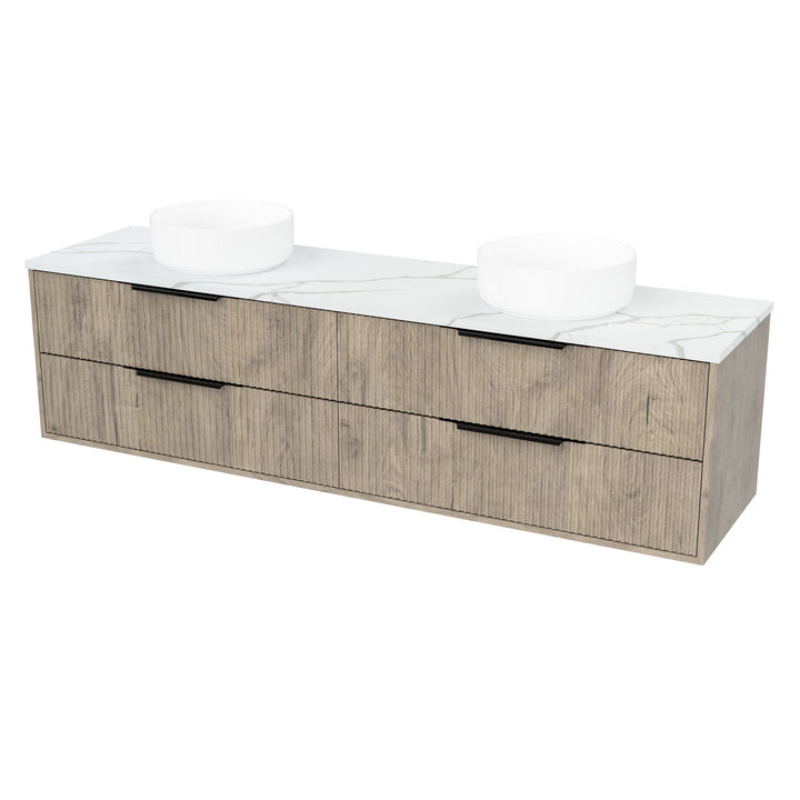 Emmett 1800mm Double Bowl Wall-Hung Cabinet