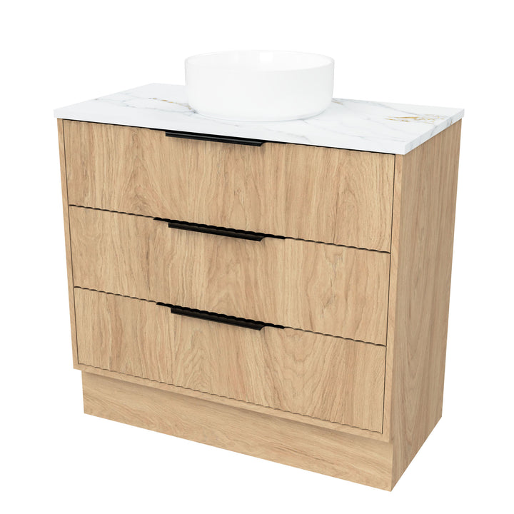 Emmett 900mm Centre Bowl Floor-Standing Cabinet
