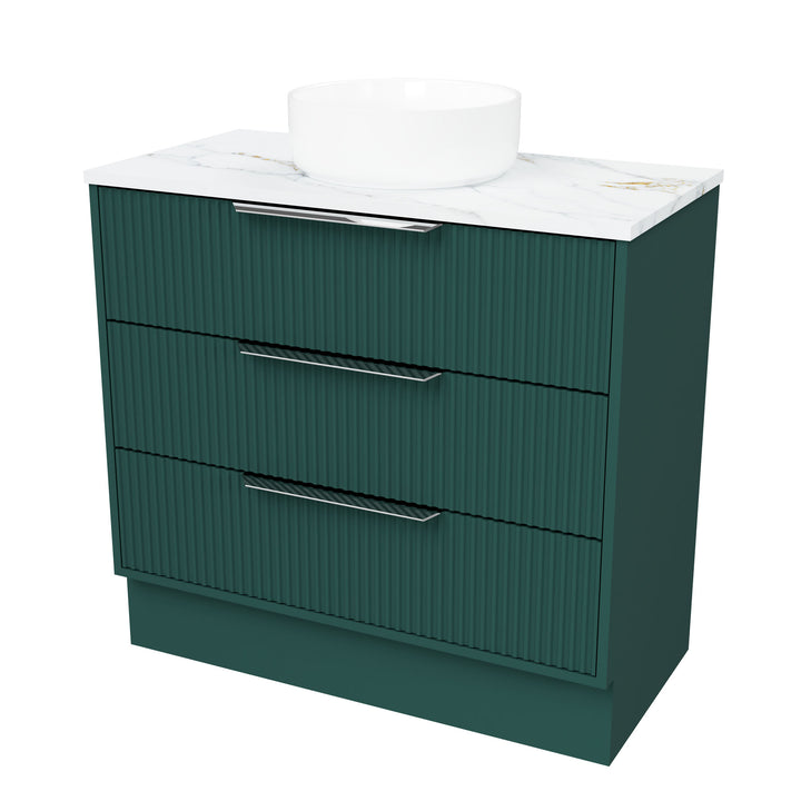 Emmett 900mm Centre Bowl Floor-Standing Cabinet