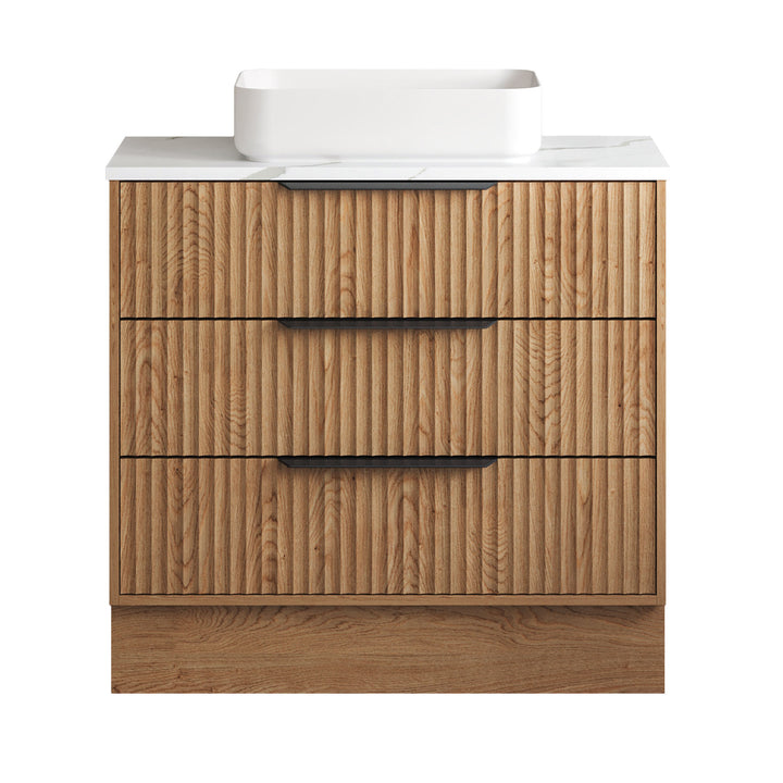 Emmett 900mm Centre Bowl Floor-Standing Cabinet