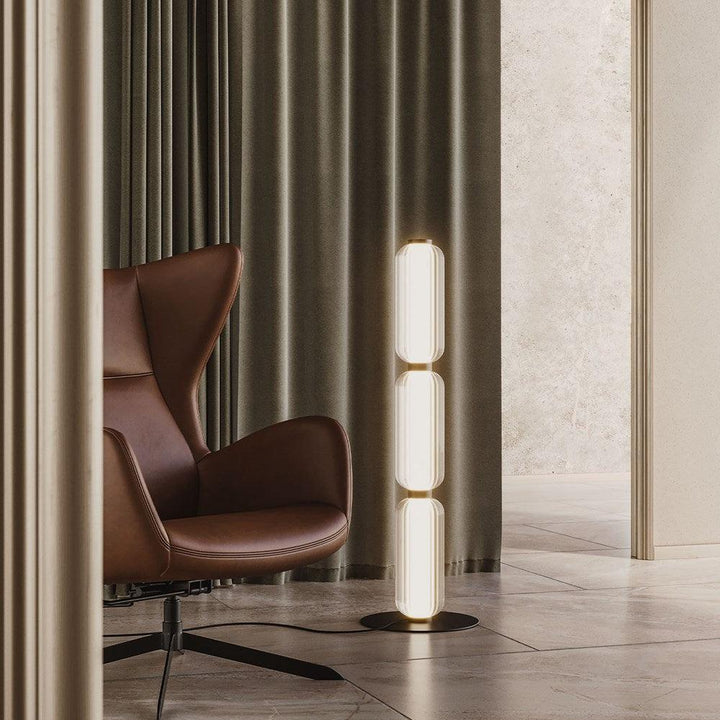 Elma LED Floor Lamp – Antique Gold or Matt Black
