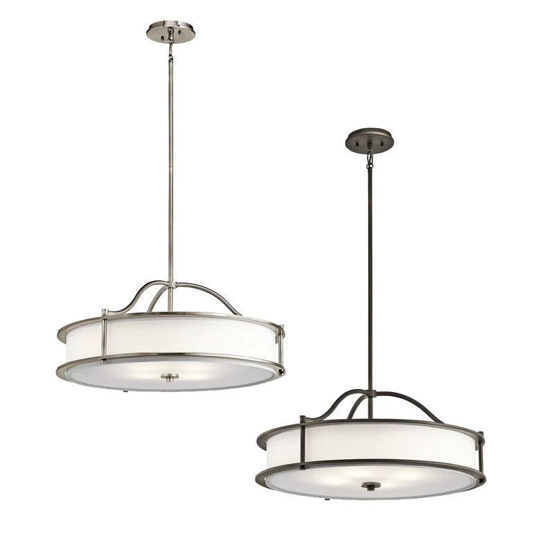Emory 4lt Chandelier/Semi Flush in Classic Pewter and Old Bronze