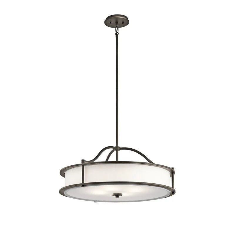 Emory 4lt Chandelier/Semi Flush in Classic Pewter and Old Bronze