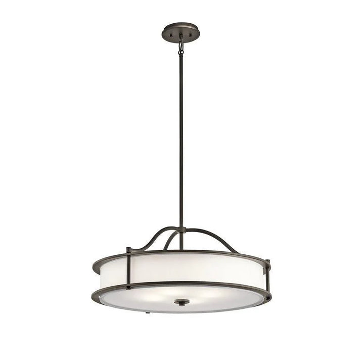 Emory 4lt Chandelier/Semi Flush in Classic Pewter and Old Bronze