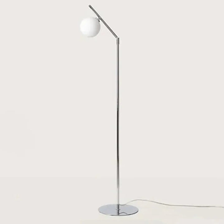 Endo LED Floor Lamp - Chrome/Opal or Matt Brass/Opal