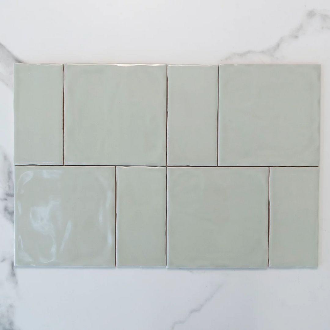 Evolution Sage Gloss Ceramic Tiles | Pilbara Bathroom Warehouse ...