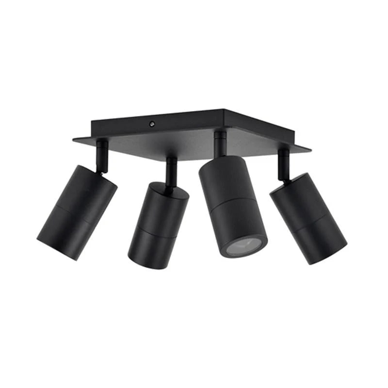 Exterior Adjustable Wall Light 4Lt Bar Square