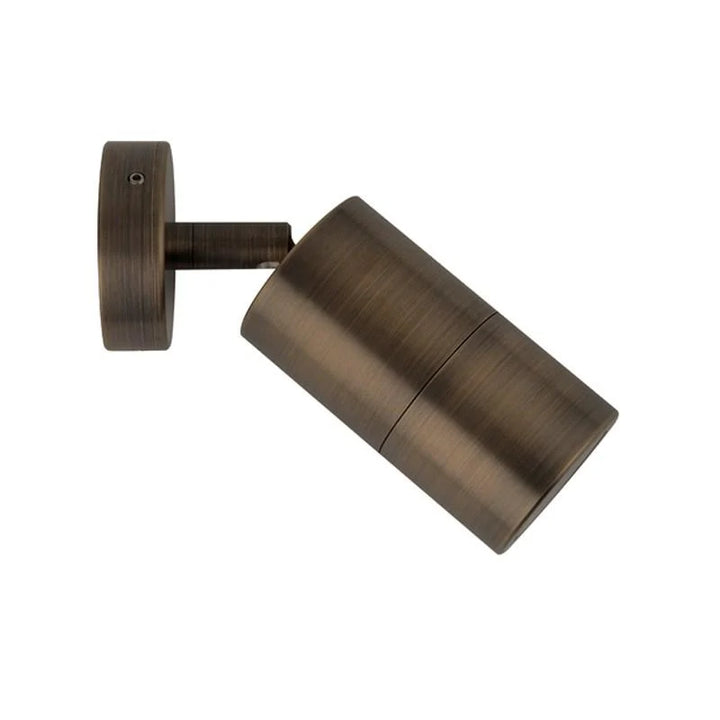 Exterior Wall Pillar Light Adjustable MR16 - Antique Brass/Copper
