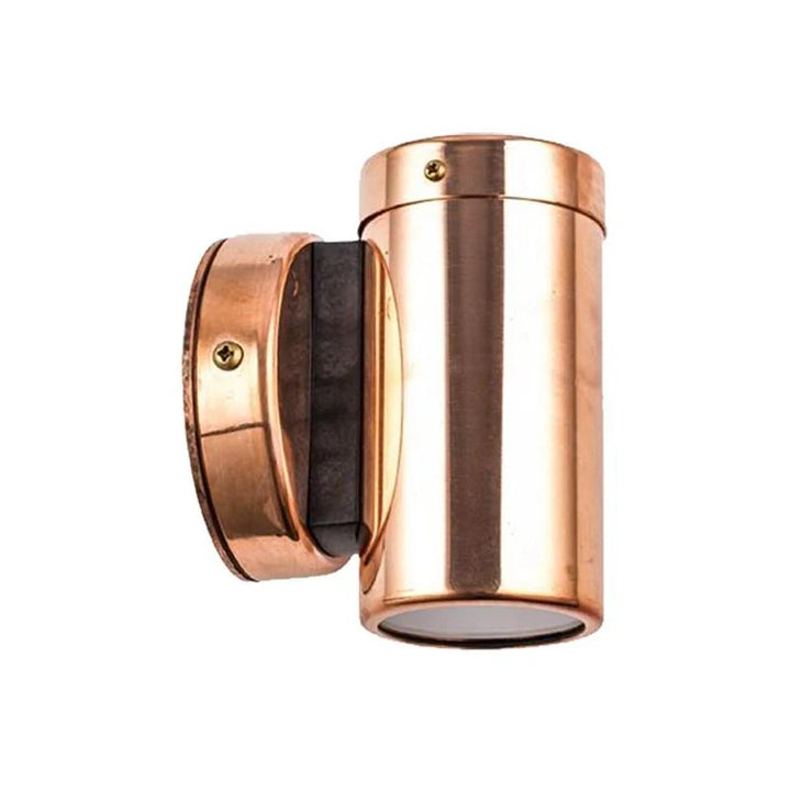 Exterior Wall Pillar Light Fixed MR16 - Antique Brass/Copper