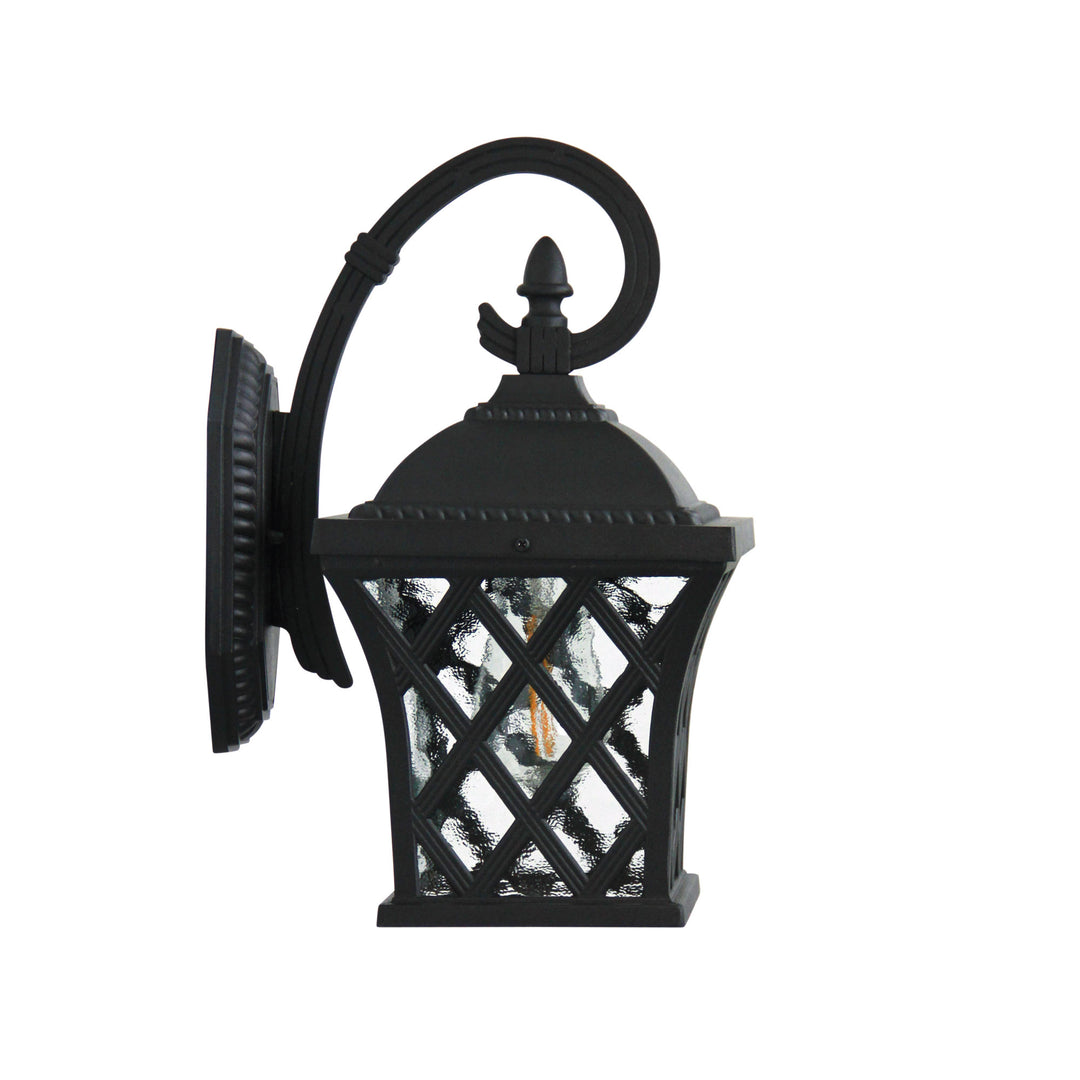 FAIRVIEW Traditional Outdoor Coach Light | Black & White
