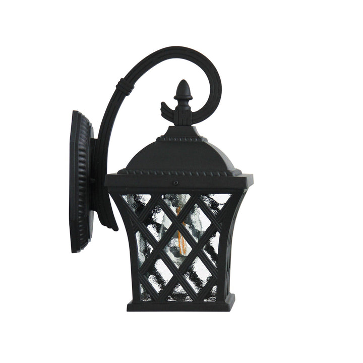 FAIRVIEW Traditional Outdoor Coach Light | Black & White