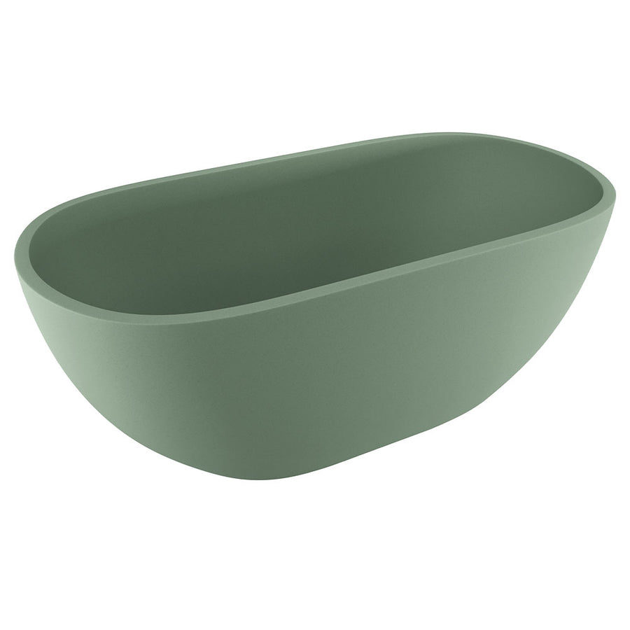 Jada Concrete Bath, Sage - Pilbara Bathroom Warehouse Perth and regional Western Australia