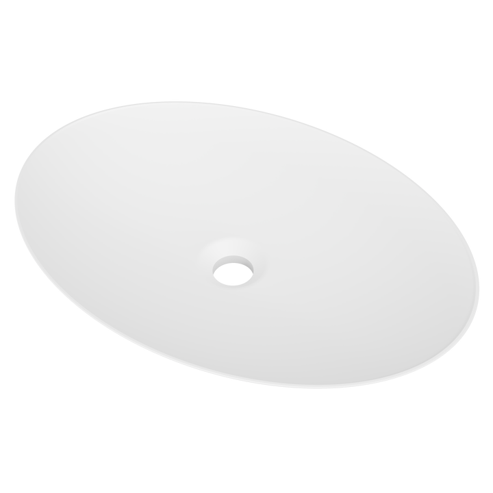 Feather Basin 510mm White Matt