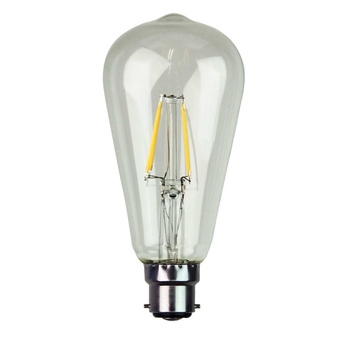 FILAMENT LED ST64 Dimmable B22 – Classic Retro-Style LED Lamp