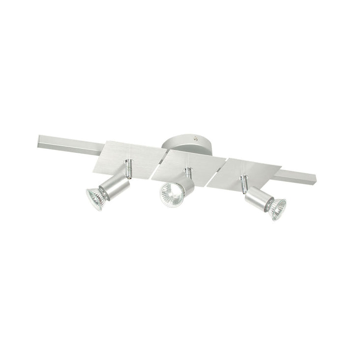 FORM 3LT Satin Aluminium GU10 Spotlight