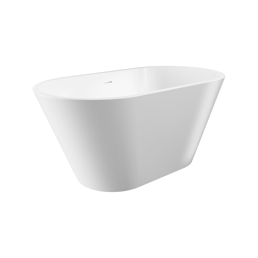 Austin Freestanding Acrylic Bath with Overflow, 1300mm - Pilbara Bathroom Warehouse Perth and regional Western Australia