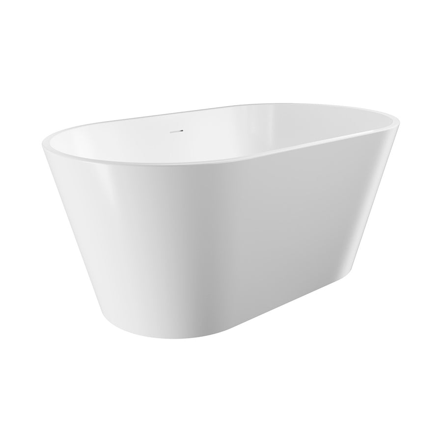 Austin Freestanding Acrylic Bath with Overflow, 1400mm - Pilbara Bathroom Warehouse Perth and regional Western Australia