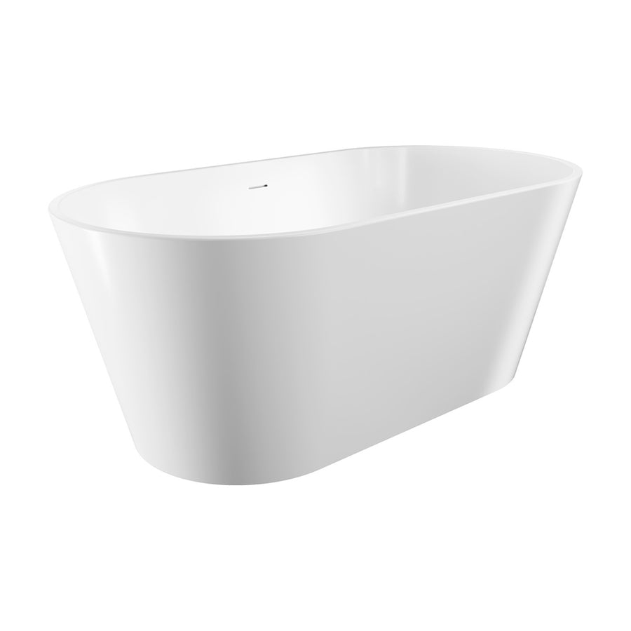 Austin Freestanding Acrylic Bath with Overflow, 1500mm - Pilbara Bathroom Warehouse Perth and regional Western Australia