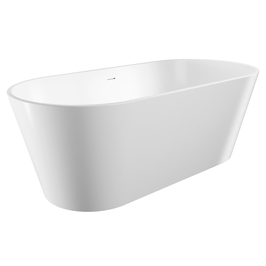 Austin Freestanding Acrylic Bath with Overflow, 1700mm - Pilbara Bathroom Warehouse Perth and regional Western Australia