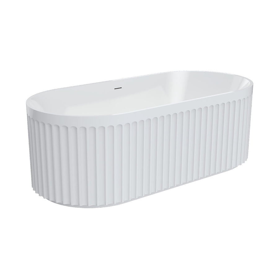 Eleanor Freestanding Acrylic Bath with Overflow, 1700mm - Pilbara Bathroom Warehouse Perth and regional Western Australia