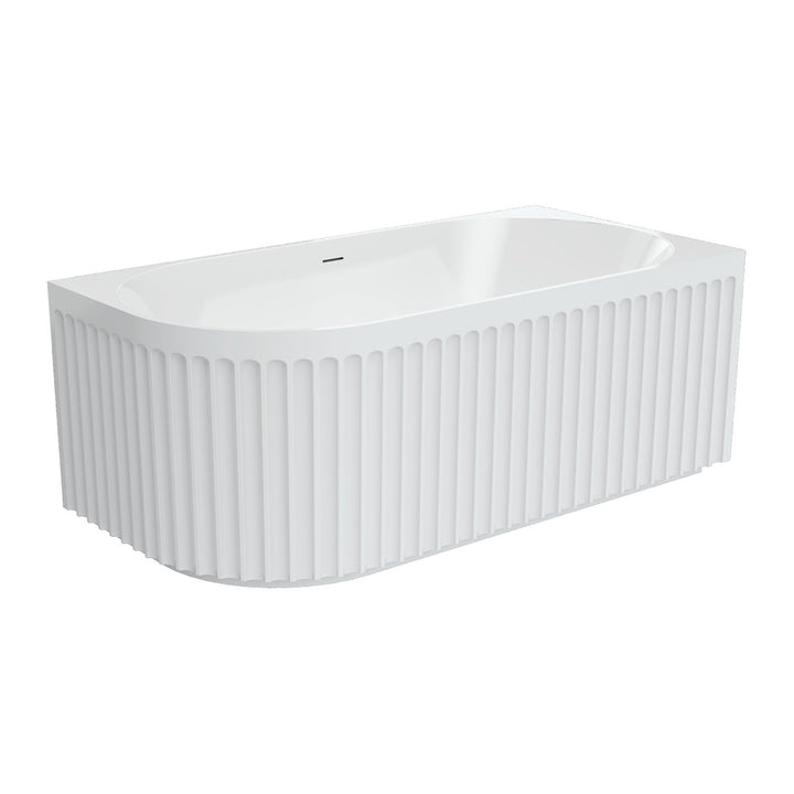 Eleanor Left-Hand Corner Acrylic Bath with Overflow, 1500mm - Pilbara Bathroom Warehouse Perth and regional Western Australia
