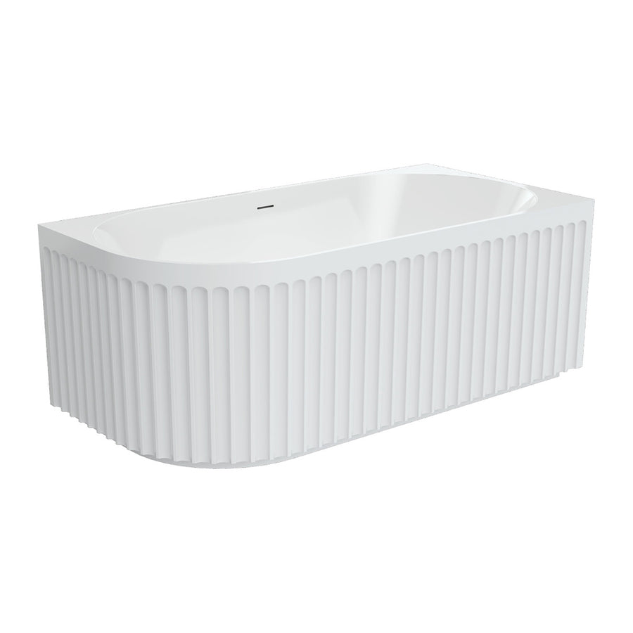 Eleanor Left-Hand Corner Acrylic Bath with Overflow, 1500mm - Pilbara Bathroom Warehouse Perth and regional Western Australia