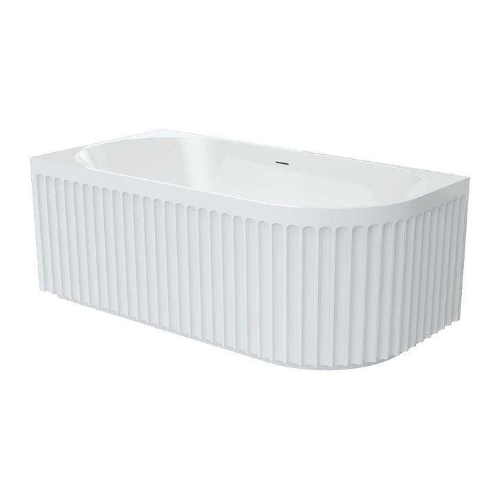 Eleanor Right-Hand Corner Acrylic Bath with Overflow, 1500mm - Pilbara Bathroom Warehouse Perth and regional Western Australia