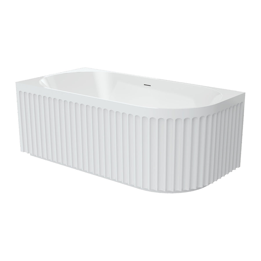 Eleanor Right-Hand Corner Acrylic Bath with Overflow, 1500mm - Pilbara Bathroom Warehouse Perth and regional Western Australia