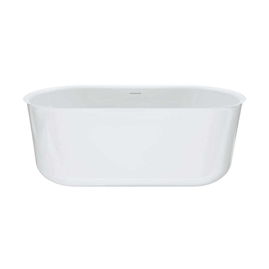 Windsor Freestanding Acrylic Bath, Gloss White, 1500mm - Pilbara Bathroom Warehouse Perth and regional Western Australia