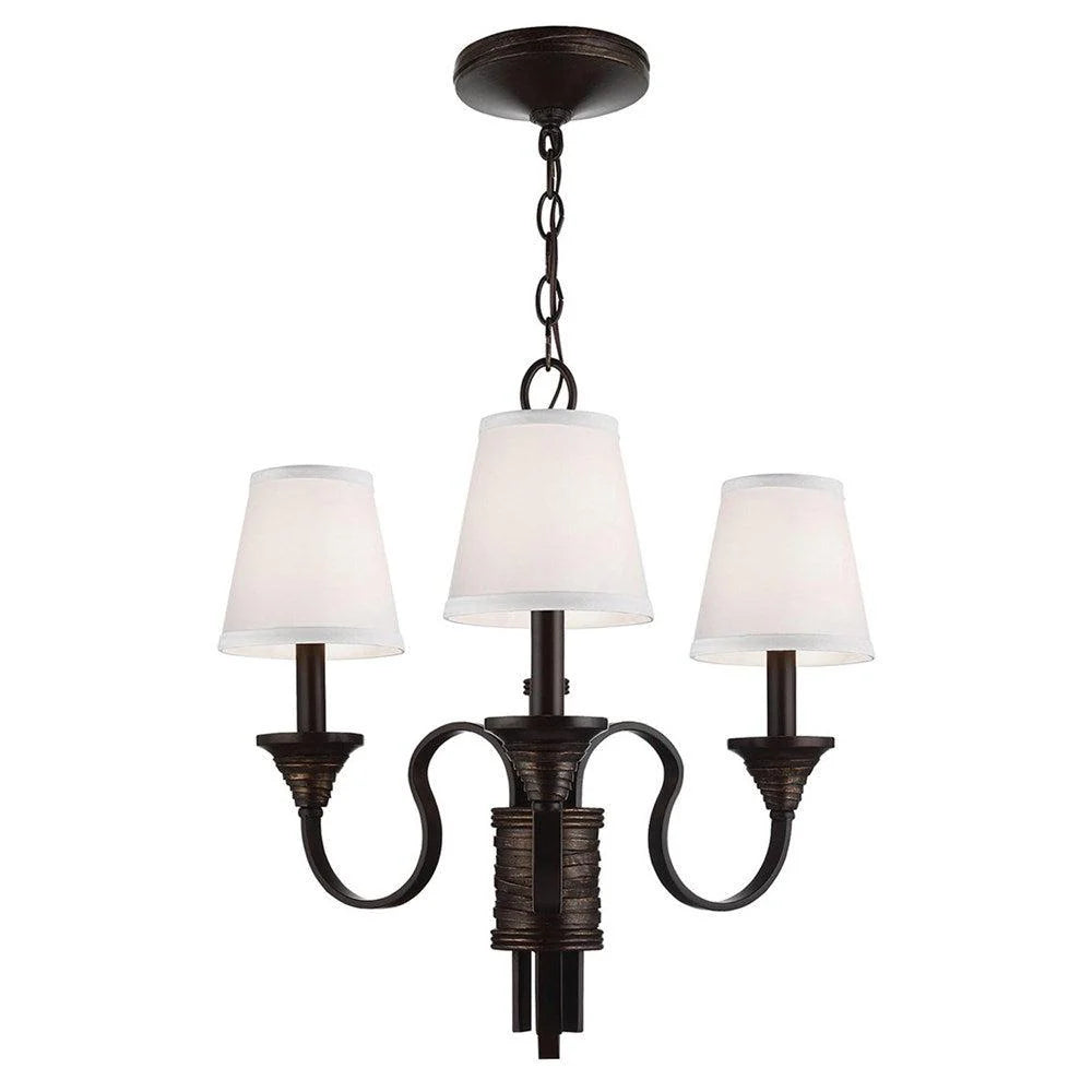 Feiss Arbor Creek Chandelier 3Lt - Arbor Bronze