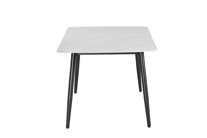Fiore 180 x 90 White Marble Table