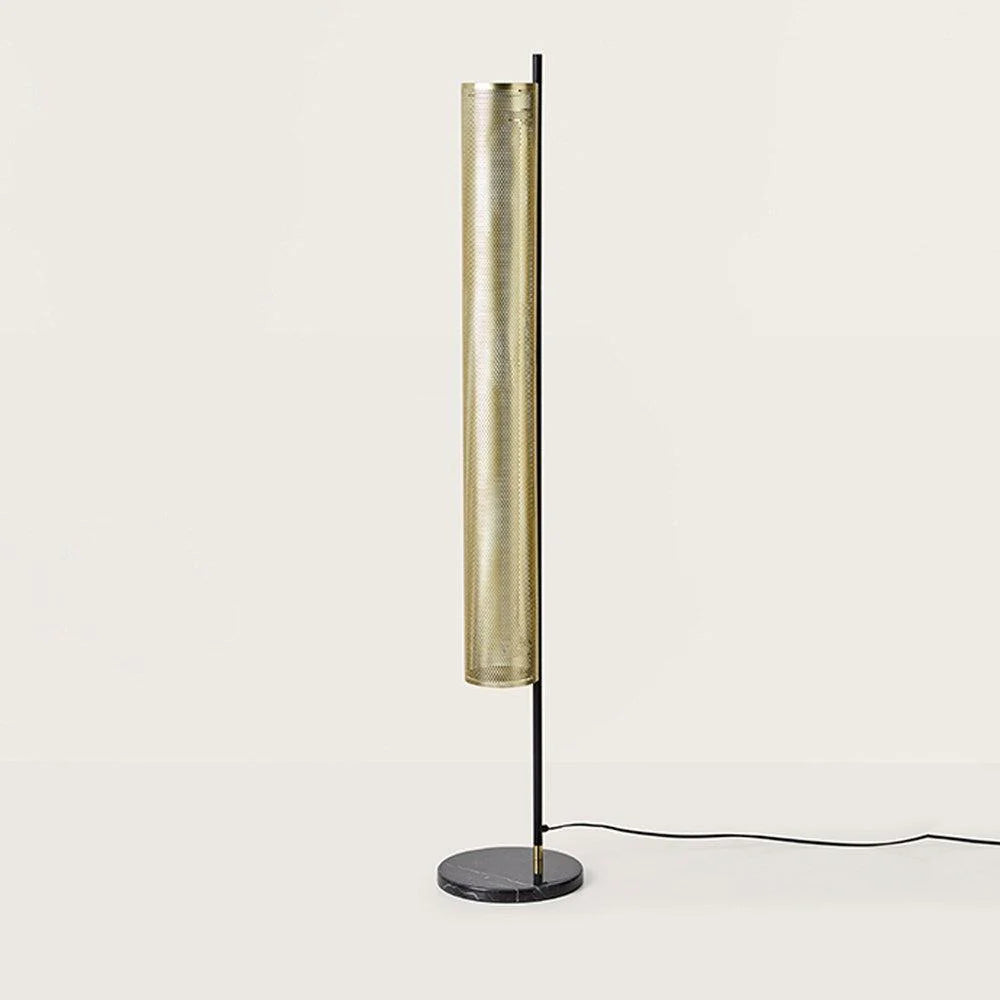 Fito LED Floor Lamp - Matt Black & Matt Brass