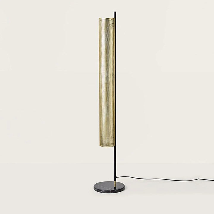 Fito LED Floor Lamp - Matt Black & Matt Brass