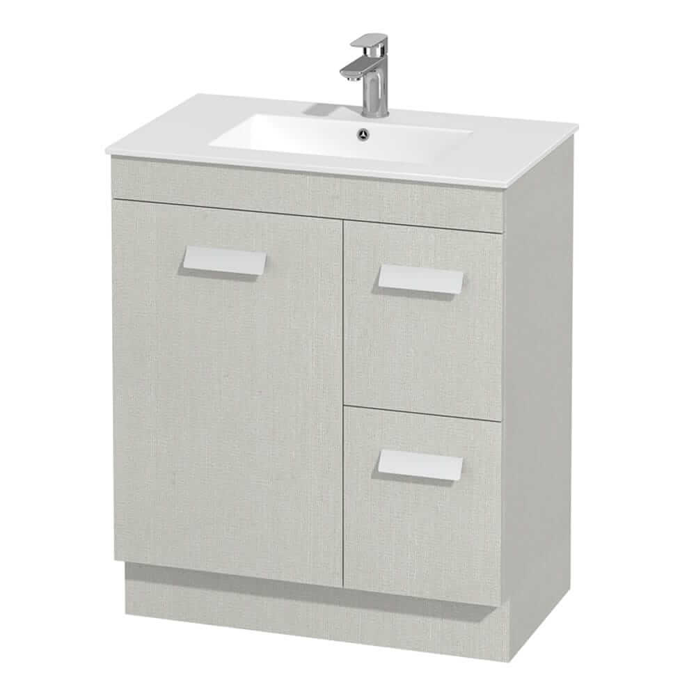 Foreshore Vanity Cabinet 75cm PVC Right-hand Drawers
