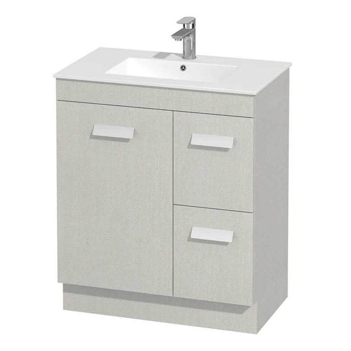 Foreshore Vanity Cabinet 75cm PVC Right-hand Drawers