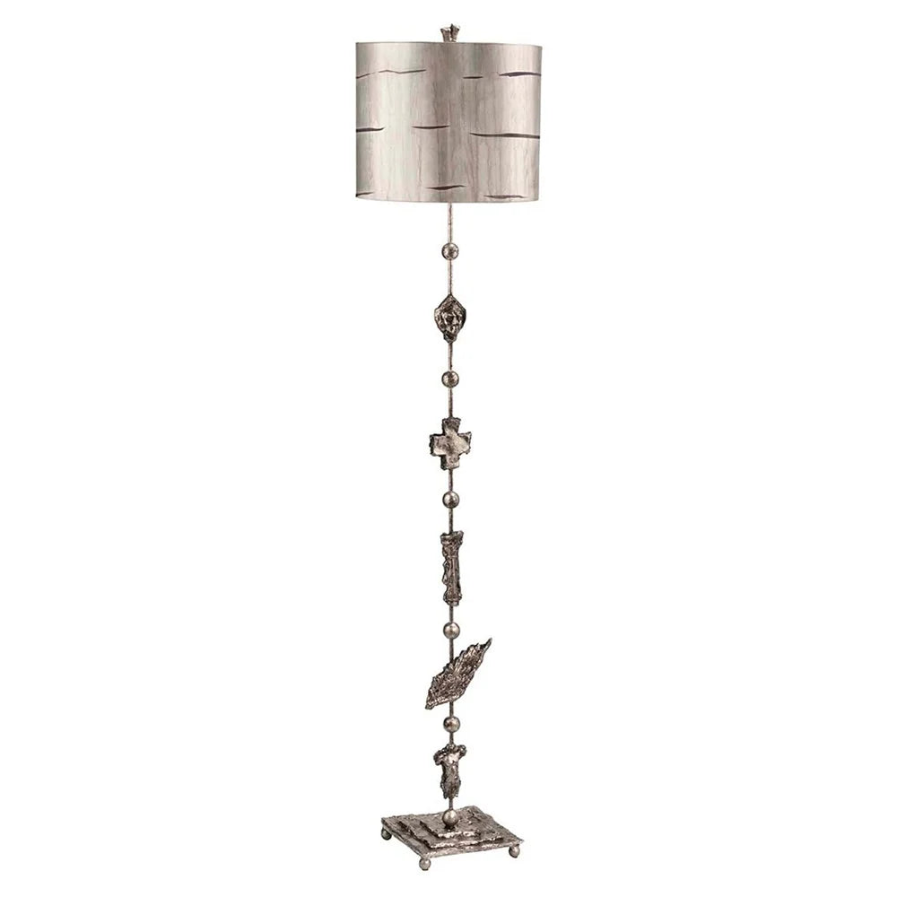 Fragment Floor Lamp in Gold and Silver