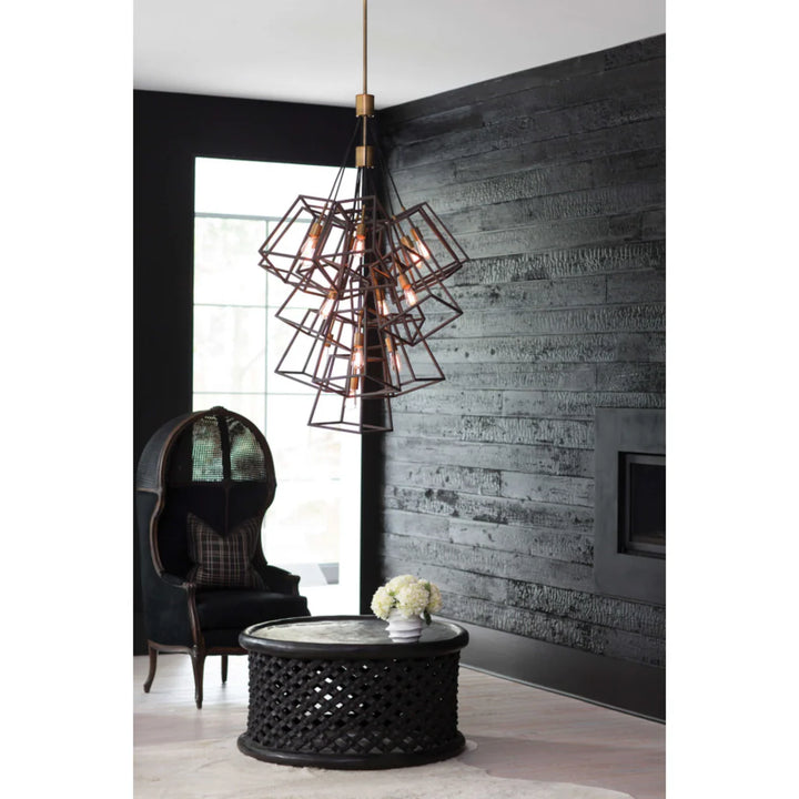 Fulton 7Lt/13Lt Foyer Chandelier in Bronze