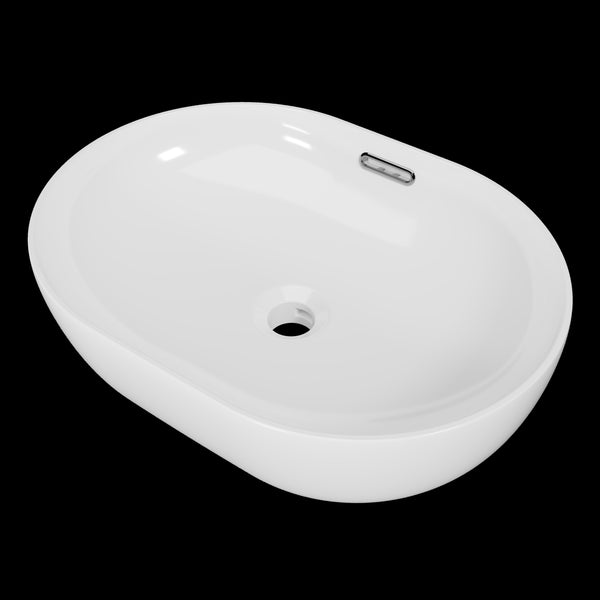 Giana Basin 490mm White Gloss